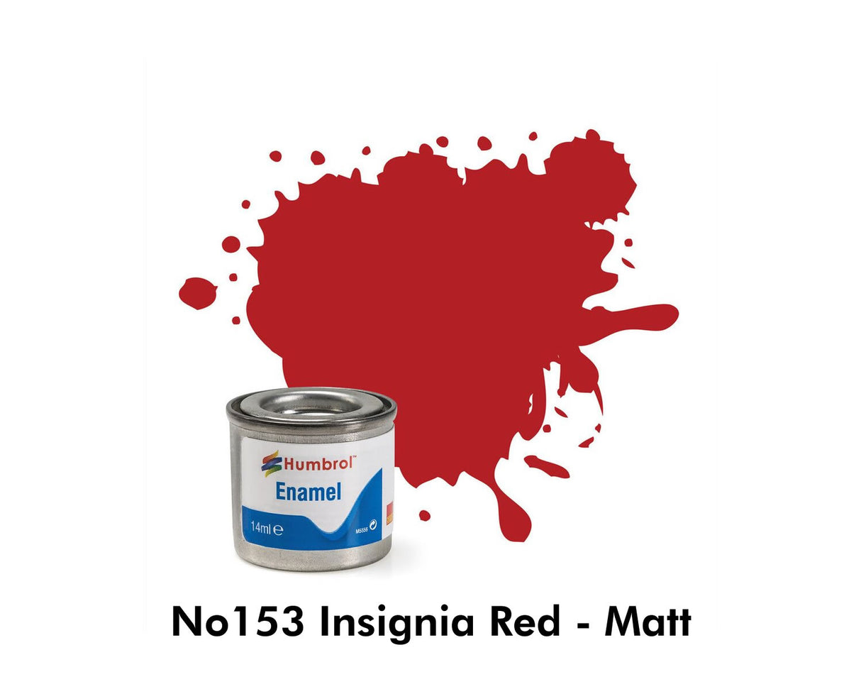Enamel Tinlets No 153 Insignia Red Matt