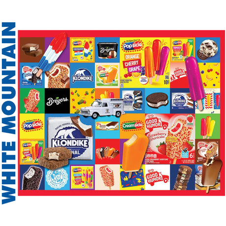 Favourite Ice Creams - 1000pc Puzzle | White Mountain | 2103pz