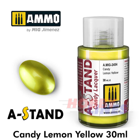 A-Stand - Lemon Yellow - 30ml Bottle | Ammo by Mig Jimenez | MIG2454