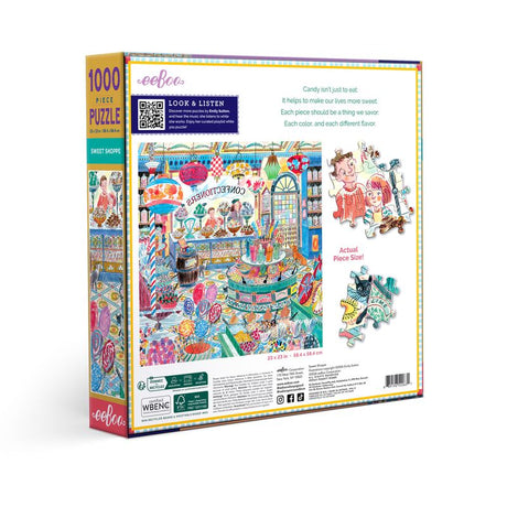 Sweet Shoppe 1000pc Puzzle | eeBoo | PZT631