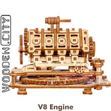 V8 Engine - 3D Puzzle | Wooden City | WR316
