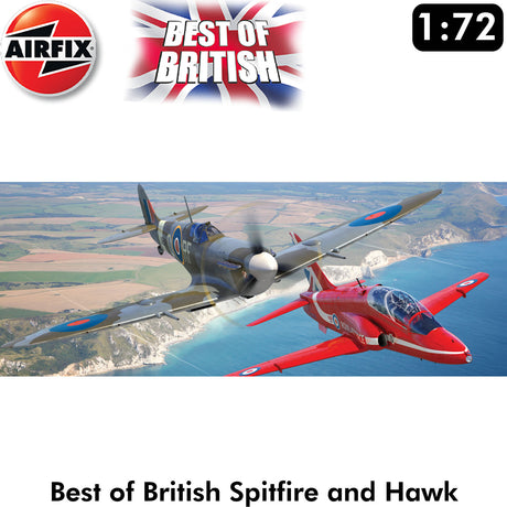 Best of British Supermarine Spitfire and Hawk | Airfix |  A50187