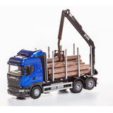 Timber Truck with Crane - Toy Truck - 1:25  | EMEK | 75-7004-50