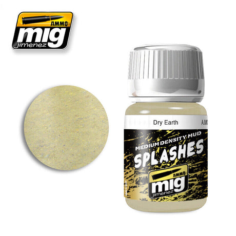 Enamel Medium Splashes Mud- Dry Earth - 35ml | Ammo by Mig Jimenez | MIG1750