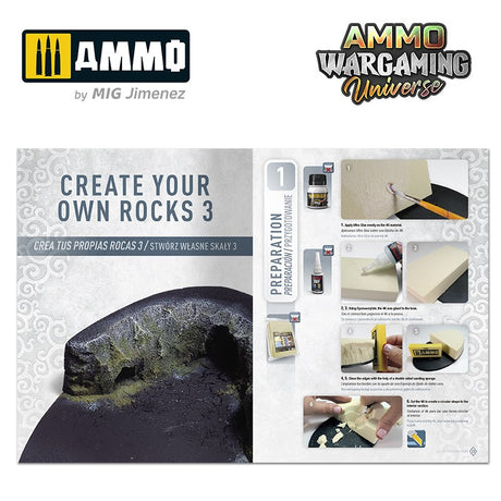 Ammo Wargaming Universe - Book 11 – Create Your Own Rocks | Ammo by Mig Jimenez | MIG6930