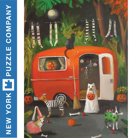 THE DOGS OF HALLOWEEN New York Puzzle Company 500pc 