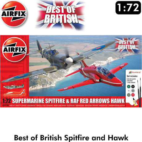 Best of British Supermarine Spitfire and Hawk | Airfix |  A50187