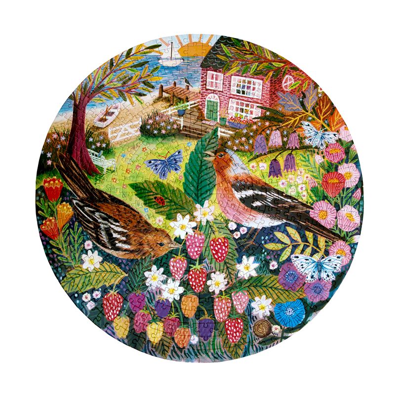 Birds by the Sea 500pc - Round Puzzle | eeBoo | PZF560