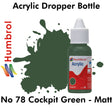 Acrylic Dropper - No.78 Cockpit Green - Matt | Humbrol | DB0078
