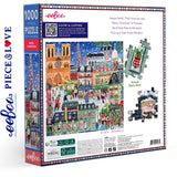 Paris Christmas 1000 pc Puzzle | eeBoo |PZT781