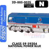 Class 59 John F Yeoman 59206 DB Schenker - DCC & Sound | Dapol | 2D-005-002S