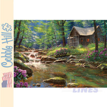 Load image into Gallery viewer, Fishing Cabin Cobble Hill puzzle 1000pc CH40199
