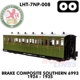 Brake Composite Southern 6993 1924-1935 - DCC Ready  | Lionheart Trains |  LHT-7NP-008