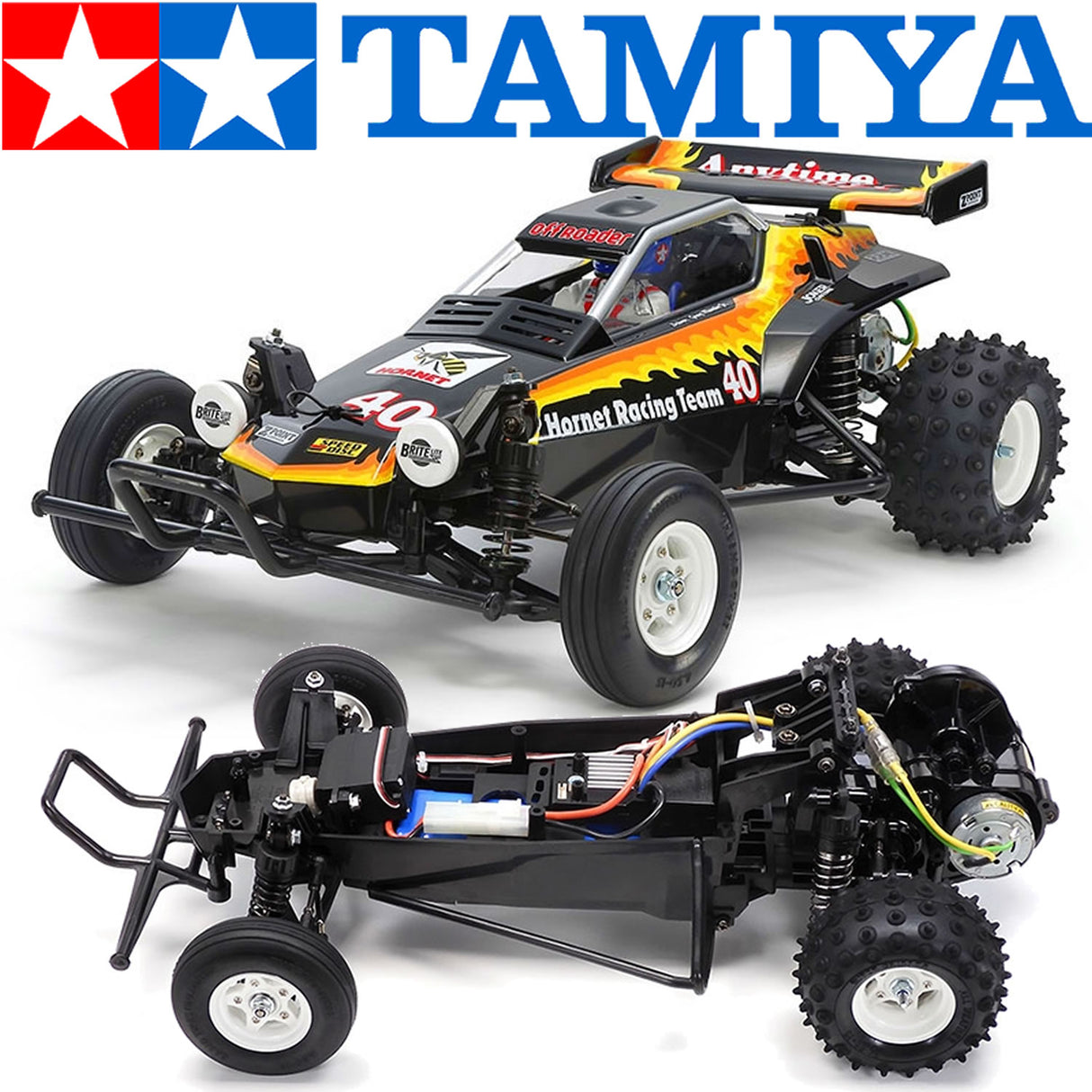 Tamiya Hornet EVO 1:10 R/C 58742 with FREE Tamiya R/C Tool Set