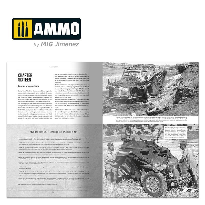 ITALIENFELDZUG - German Tanks and Vehicles 1943-1945 Vol. 3 (English) | Ammo by Mig Jimenez | MIG6265