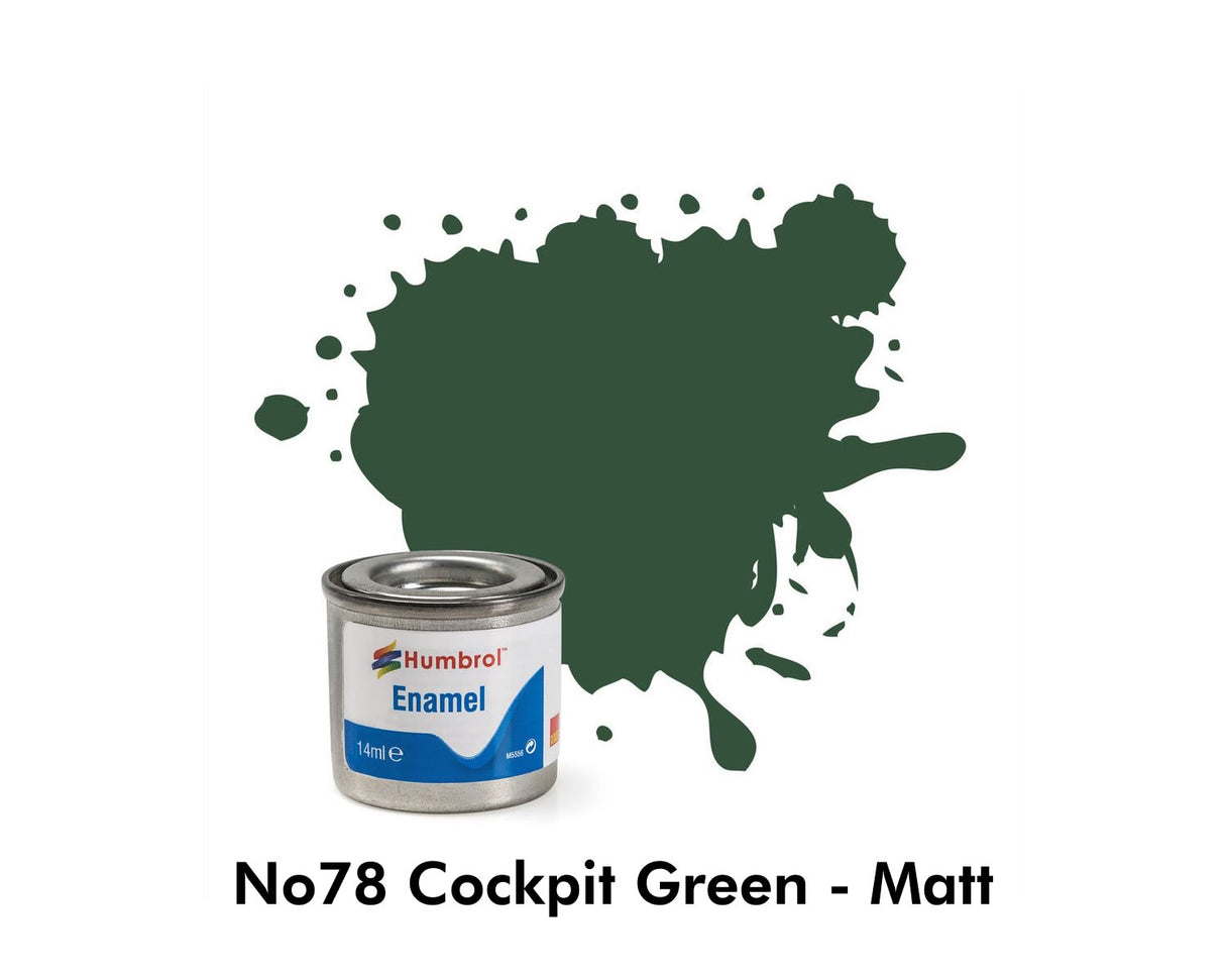 Enamel Tinlets No.78 Cockpit Green