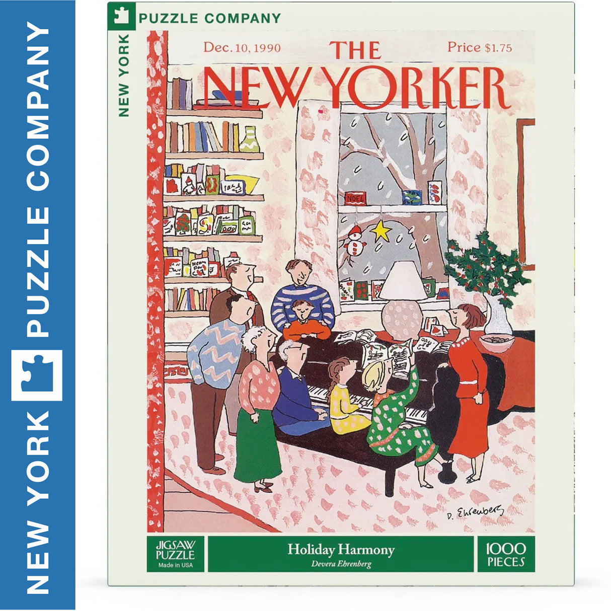 HOLIDAY HARMONY New York Puzzle Company 1000pc Random Cut Jigsaw