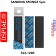 SS3-1200 3mm #1200 Sanding Sponge - 5pcs  -1200 grit  | DSPIAE | DS031