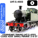 Class 45xx Small Prairie 2-6-2T 4557 - GWR Green with Shirtbutton Crest - DCC Ready | Lionheart Trains | LHT-D-4503