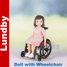 Load image into Gallery viewer, Lundby doll with Wheelchair 60-8089-00
