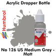 Acrylic Dropper - No.126 US Medium Grey - Matt | Humbrol | DB0126
