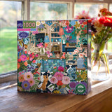 English Flower Shop 1000pc Puzzle | eeBoo | PZT440