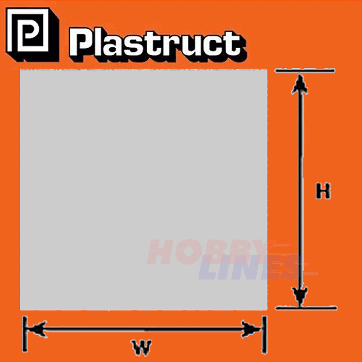 EMBOSSED SHEET 175mm x 300mm range styrene ABS plastic polystyrene PS PLASTRUCT