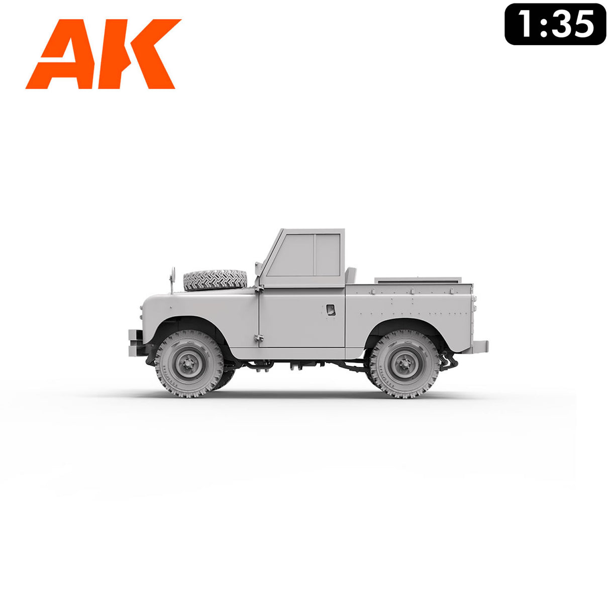 Land Rover 88 - Series IIA Rover 8 - Model Kit | AK interactive | AK35012