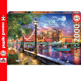 London At Sunset Dominic Davison 2000 Piece Jigsaw Puzzle | Educa | 19046