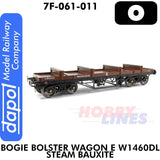 Bogie Bolster Wagon E W1460DL Steam Bauxite | Dapol | 7F-061-011