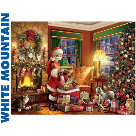 Delivering Gifts - 500pc Puzzle | White Mountain |  1409pz