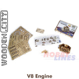 V8 Engine - 3D Puzzle | Wooden City | WR316