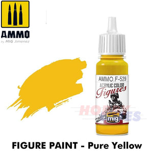 Ammo ACRYLIC COLOUR for FIGURES 17ml jar agitator ball Full Range Mig Jimenez