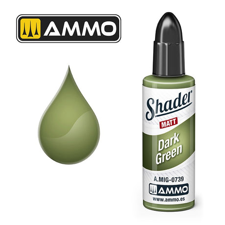Shader - Matt - Dark Green | Ammo by Mig Jimenez | MIG0739