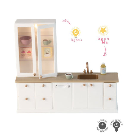 Kitchen With Display Cabinet Set  | Lundby | 60-2110-00