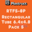 RECTANGULAR TUBES range styrene ABS plastic polystyrene RTFS PLASTRUCT