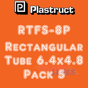 RECTANGULAR TUBES range styrene ABS plastic polystyrene RTFS PLASTRUCT