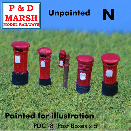Post Boxes x 5 | P&D Marsh |C18