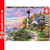 Lighthouse At Rock Bay 1000 Piece Jigsaw Puzzle | Educa | 17740