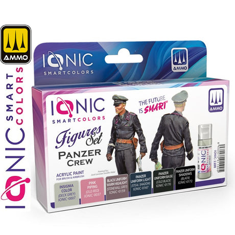 Acrylic Paint Set - 6 x 20ml Jars - Figures Set Panzer Crew | IONIC | IONIC1100