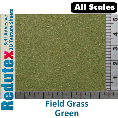 Redutex FIELD GRass L. Green ALL SCALES 3D Self Adhesive Texture Sheet 001CE211