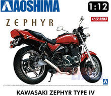 Load image into Gallery viewer, KAWASAKI ZEPHYR Type IV Z series Naked 1989 Motorcycle 1:12 kit AOSHIMA 04165

