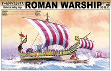 Load image into Gallery viewer, ROMAN WARSHIP 50 BC - Sailing Ships in History - 170mm long - Aoshima 04316
