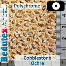 Load image into Gallery viewer, Redutex COBBLESTONE Ochre Polychrome O/1:43 3D Texture Sheets 043CR122
