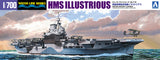 HMS ILLUSTRIOUS Aircraft Carrier Waterline 1:700 scale model kit AOSHIMA 05104