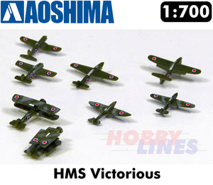 HMS Victorious Aircraft Carrier Waterline series 1:700 model kit AOSHIMA 05106