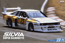 Load image into Gallery viewer, Nissan KS110 Turbo Silvia Super Silhouette &#39;82 1:24 scale kit Aoshima 05230
