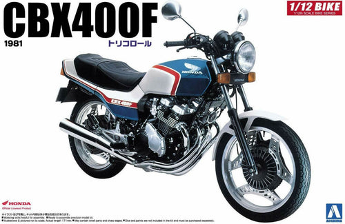 HONDA CBX400F Tri-Colour 1981 Classic Motorcycle 1:12 model kit AOSHIMA 05297