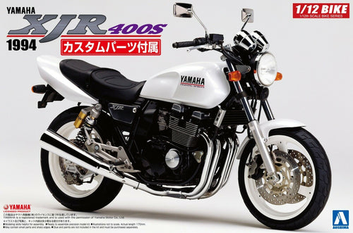 YAMAHA XJR400S WITH CUSTOM PARTS motorcycle 1:12 model kit AOSHIMA 05326