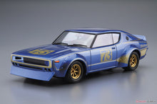 Load image into Gallery viewer, Nissan KPGC110 Skyline 2000GT R Racing &#39;73 1973 1:24 scale kit Aoshima 05349
